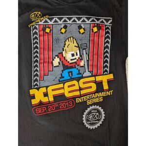 91x XFest 2013 8 Bit Nintendo Game T-Shirt Blink 182 Size XS